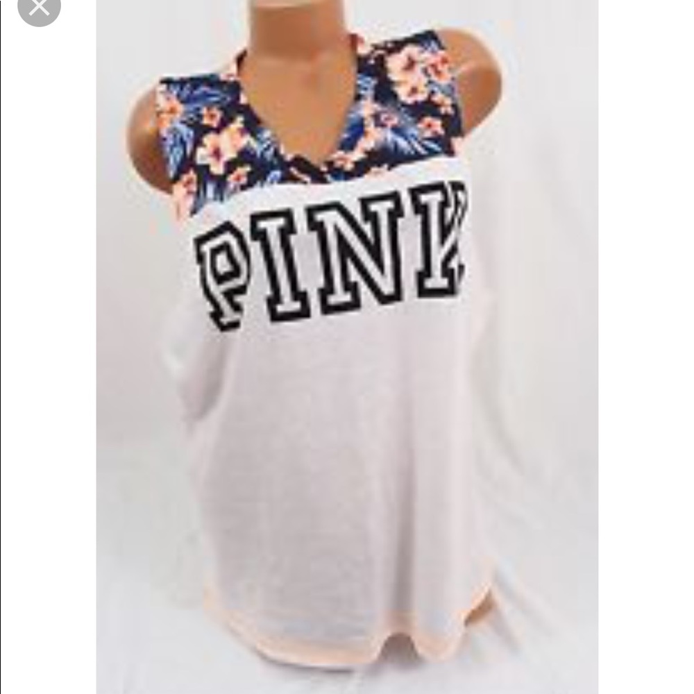 PINK floral tank